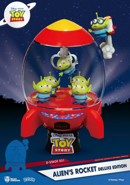 TOY STORY - Alien&#039;s Rocket &quot;Deluxe Edition&quot; - Diorama D-Stage 15cm