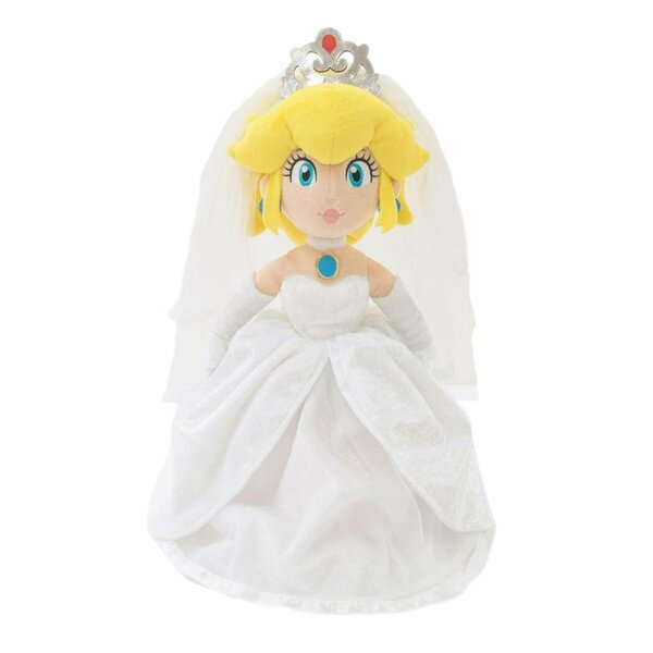 MARIO ODYSSEY - Peach &quot;Wedding suit with box&quot; - Plush 40cm