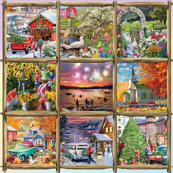 Seizoenen Legpuzzel 1000 Stuks 