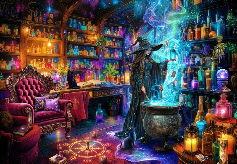 The Witch&#039;s Lair -Leguzzel-1000 stukjes