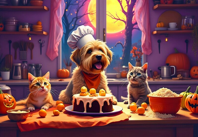 Baking for Halloween - Legpuzzel - 1000 stukjes