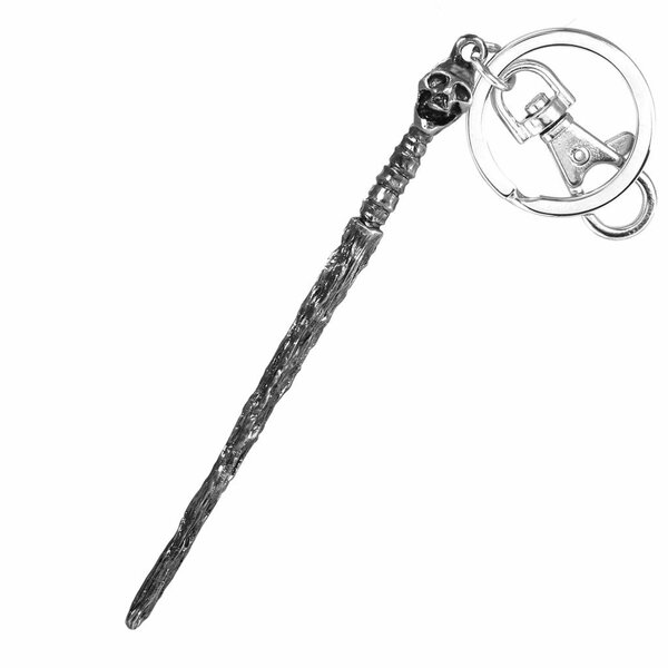 HARRY POTTER - Death Eater&#039;s wand - Pewter Key Ring