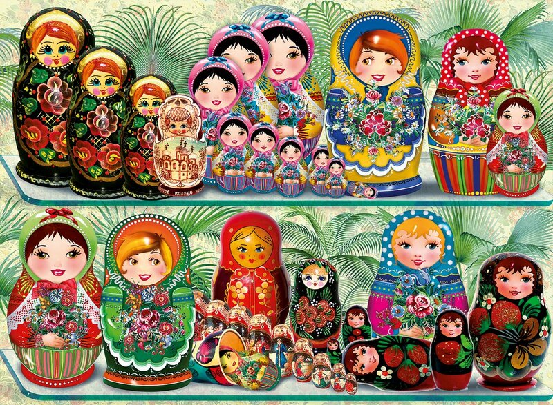 Matryoshka Dolls - Legpuzzel - 6000 Stukjes