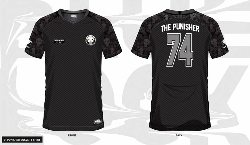 MARVEL - The Punisher 74 - Soccer Jersey Men (XXL)