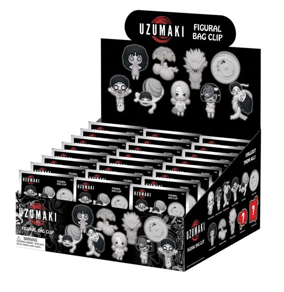 UZUMAKI - Series 1 - 3D Foam Bag Clip (Display 24 Pcs)