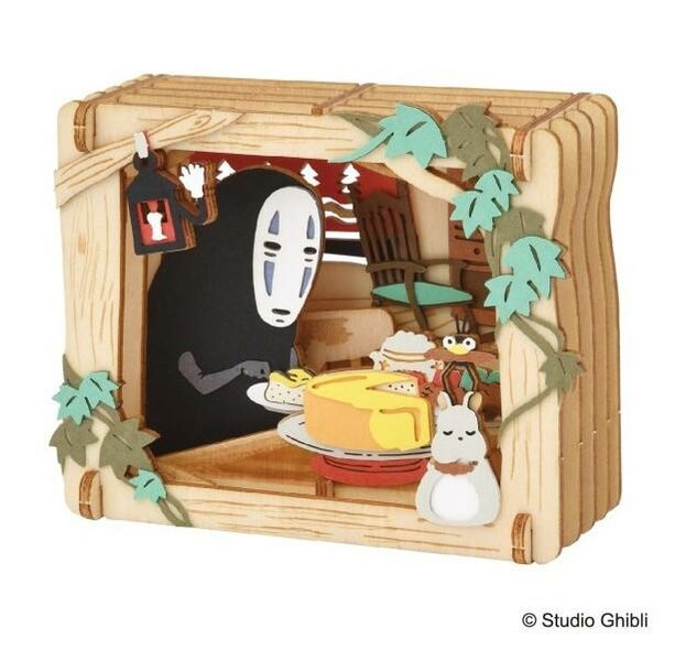 SPIRITED AWAY - Good night - Paper Theater Wood Style