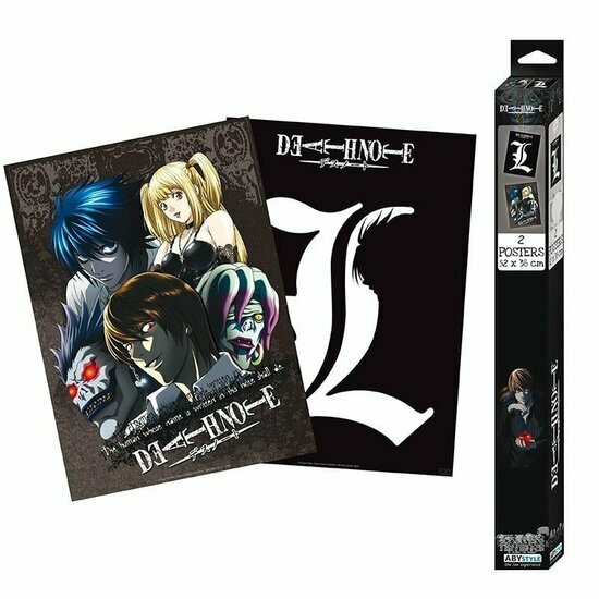 DEATH NOTE - L&amp; Group - Set 2 posters &#039;52x38&#039;