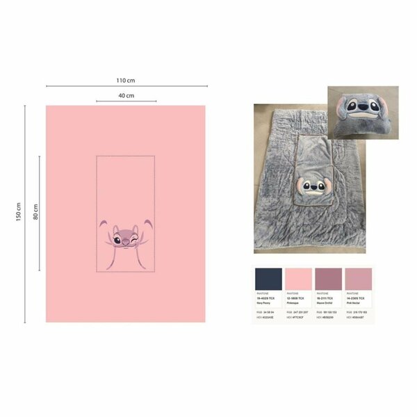 LILO &amp; STITCH - Angel - Cushion Blanket