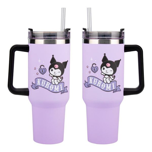KUROMI - Travel Mug XL 900ml with straw