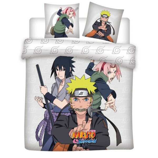 NARUTO SHIPPUDEN - Trio - Duvet Cover 240x220cm - &#039;100% Polyester&#039;