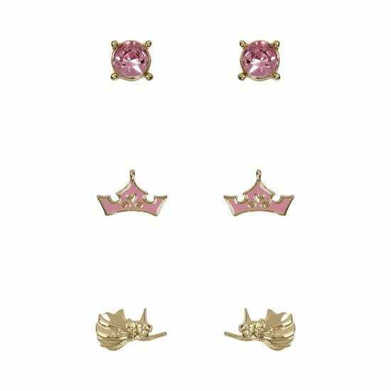 SLEEPING BEAUTY - 3 Pairs of Studs Earrings