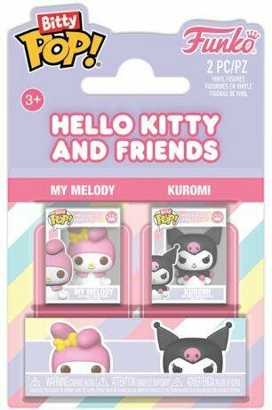 SANRIO - Bitty Pop 2 Pack 2.5cm - My Melody &amp; Kuromi