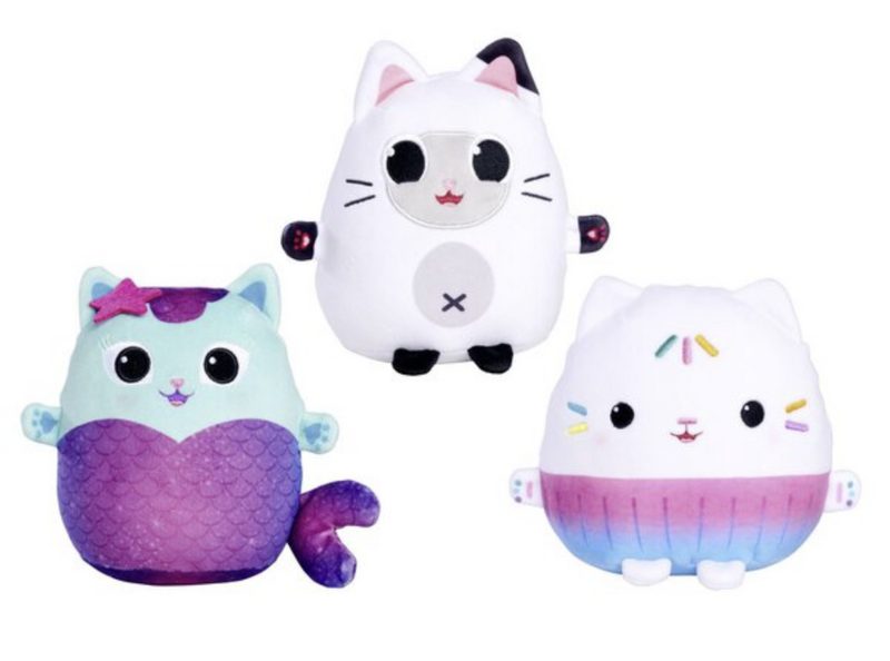 GABBY&#039;S DOLLHOUSE - Squishy - Assortment de 6 Plushs 30cm - 3 Models
