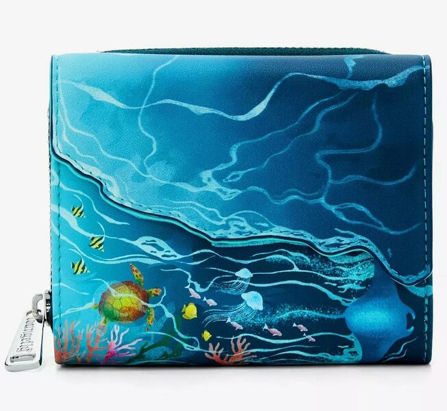 DISNEY - Moana &quot;Water flow&quot; - Wallet LoungeFly &#039;Exclusive&#039;