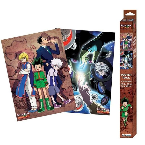 HUNTER X HUNTER - Group -  Set de 2 posters &#039;52x38&#039;