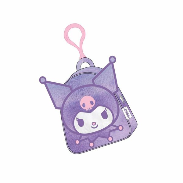 KUROMI - Head - Mini Backpack Keyring Plush