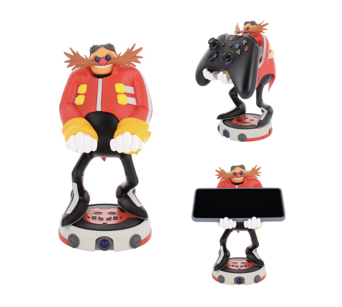 SONIC - Dr Eggman - Controller &amp; Phone Support - 20cm