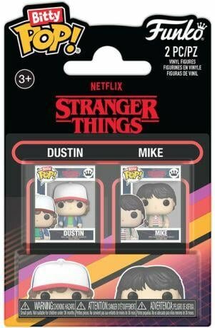 STRANGER THINGS - Bitty Pop 2 Pack 2.5cm - Dustin &amp; Mike