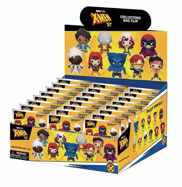 X-MEN &#039;97 - 3D Foam Bag Clip (Display 24 Pcs)