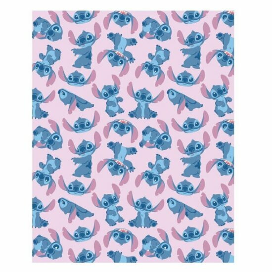 LILO &amp; STITCH - Flanel Blanket 180x200cm - Stitch