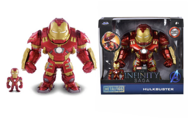 IRON MAN - Hulkbuster 16,5cm + Figure Iron-Man 6,5cm
