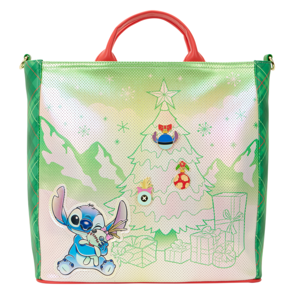DISNEY - Lilo &amp; Stitch &quot;Holiday&quot; - Tote Bag LoungeFly
