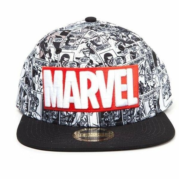 MARVEL - Snapback - Classic Logo Red &amp; White