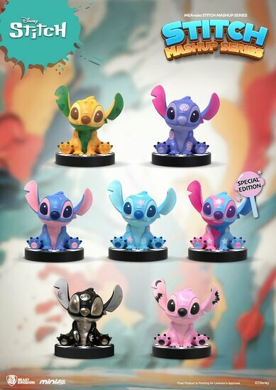 LILO &amp; STITCH - Stitch Mashup - Blind Box 6 Figure set 9cm