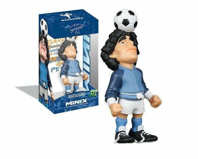 FOOTBALL LEGENDS - Maradona &quot;Life is Life&quot; - Figure Minix 12cm