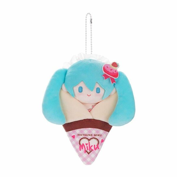 HATSUNE MIKU - Cr?pe Mascot B - Keychain Pouch 15x17cm