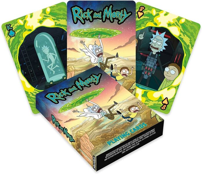 RICK AND MORTY - Portals - Playing Cards