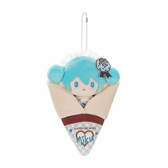 HATSUNE MIKU - Cr?pe Mascot A - Keychain Pouch 15x17cm