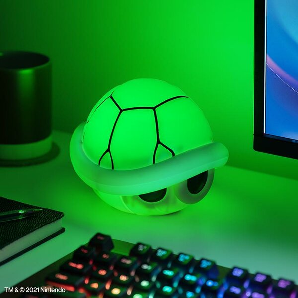 SUPER MARIO - Green Shell - D?corative Light with Sound 15cm