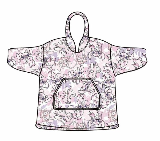 LILO &amp; STITCH - Angel - Sweat Poncho - Children Size (7-14 Years)