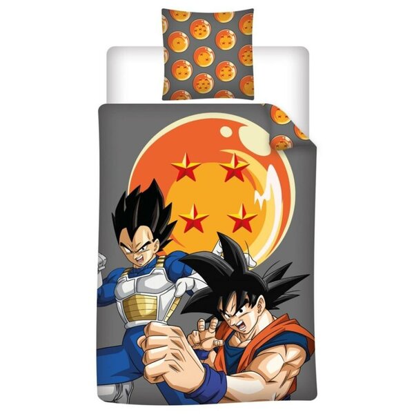DRAGON BALL Z - Goku &amp; Vegeta - Duvet Cover 140x200cm + 65x65cm