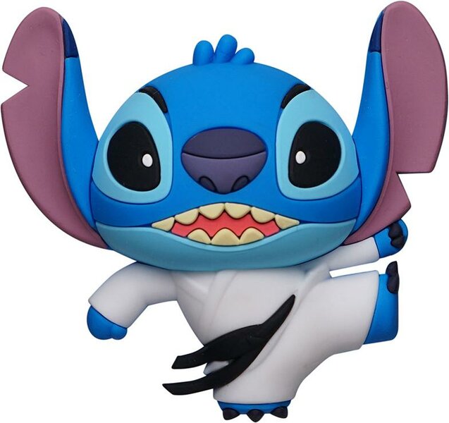 LILO &amp; STITCH - Stitch taekwondo - 3D foam collectible magnet