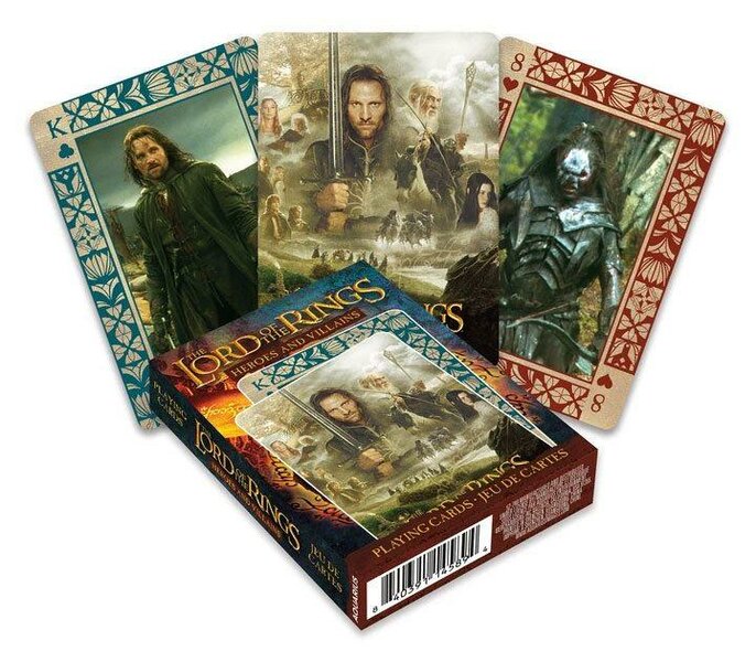 LORD OF THE RING - Heroes &amp; Villains - Playing Cards