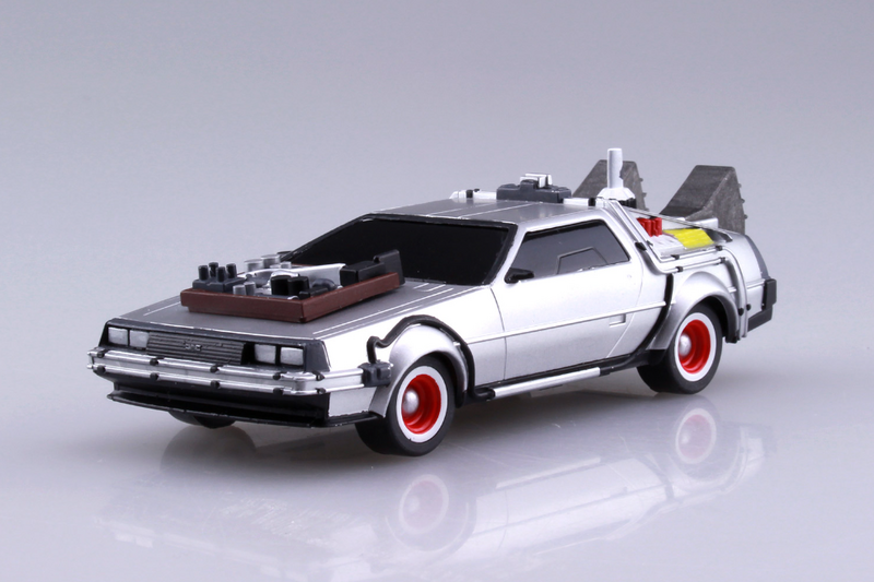 BACK TO THE FUTURE 3 - Delorean - Model Kit 1/43 10cm