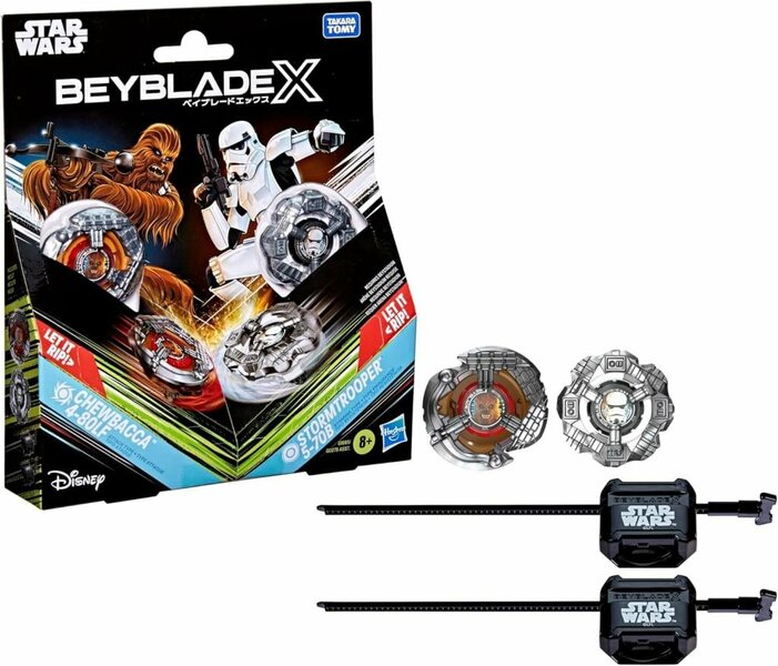 BEYBLADE X - Chewbacca 4-80LF &amp; Stormtrooper 5-70B