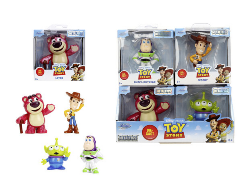 TOY STORY - Display of 6cm Figures - 4 Mod?les - 12pc - Wave 1