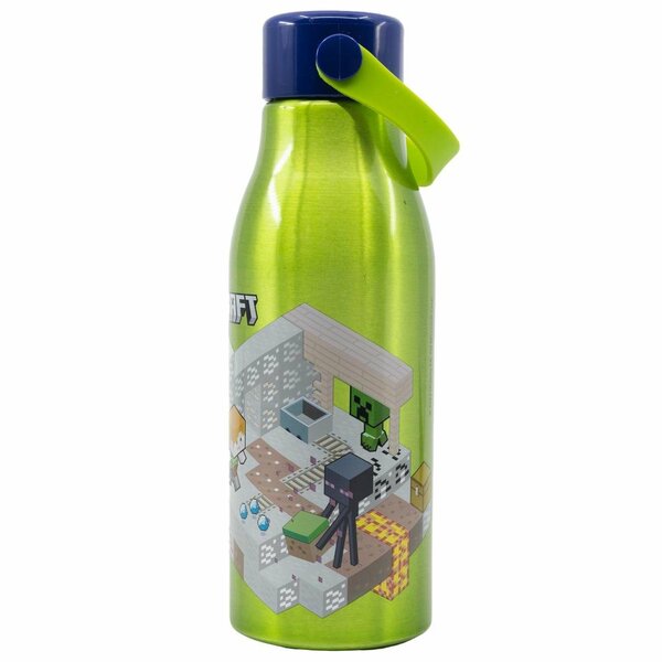 MINECRAFT - Aluminium Bottle with Handle 760ml