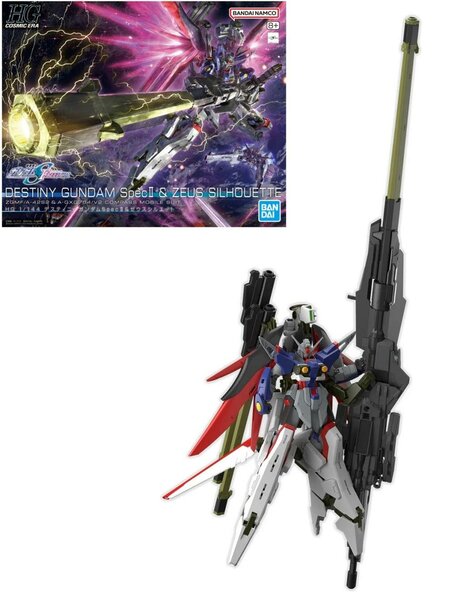 GUNDAM - HG 1/144 Destiny Gundam Spec II &amp; Zeus silhouette - Model Kit