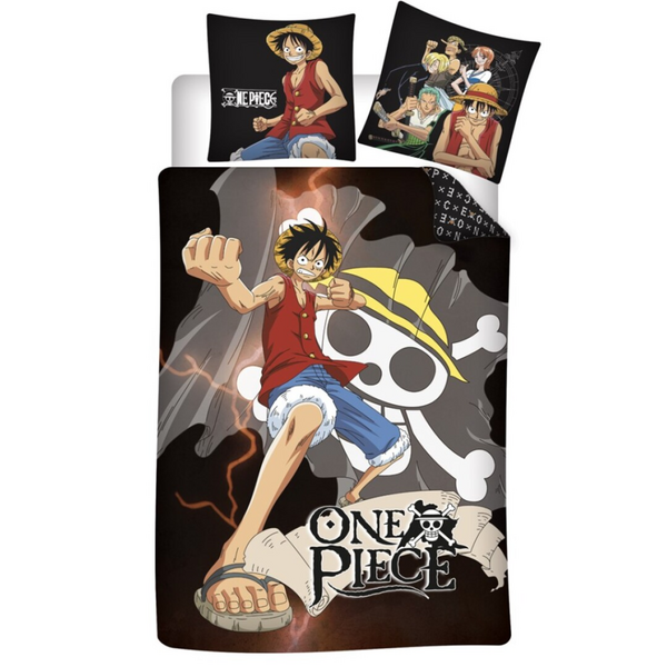 ONE PIECE - Luffy - Duvet Cover 140x200cm  - &#039;100% microfiber&#039;