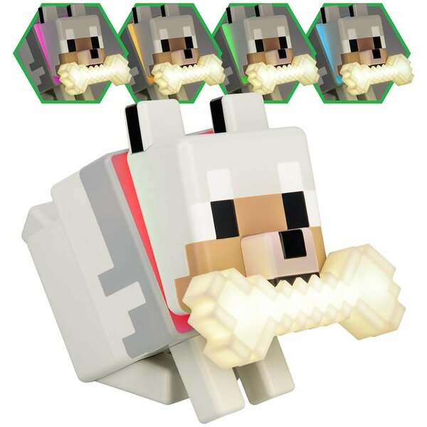 MINECRAFT - Wolf - GloBuddies Light 14cm