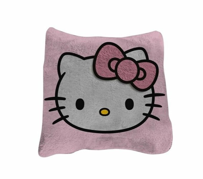 HELLO KITTY - Cushion Blanket