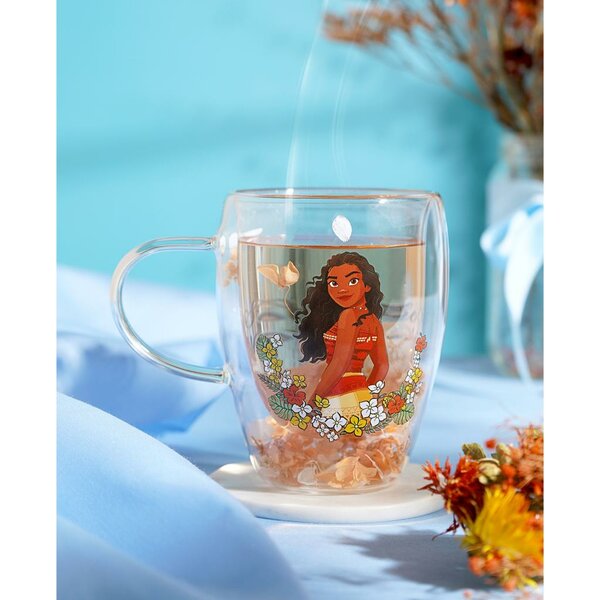 DISNEY PRINCESS - Moana - Glass with Dried Flowers 300ml