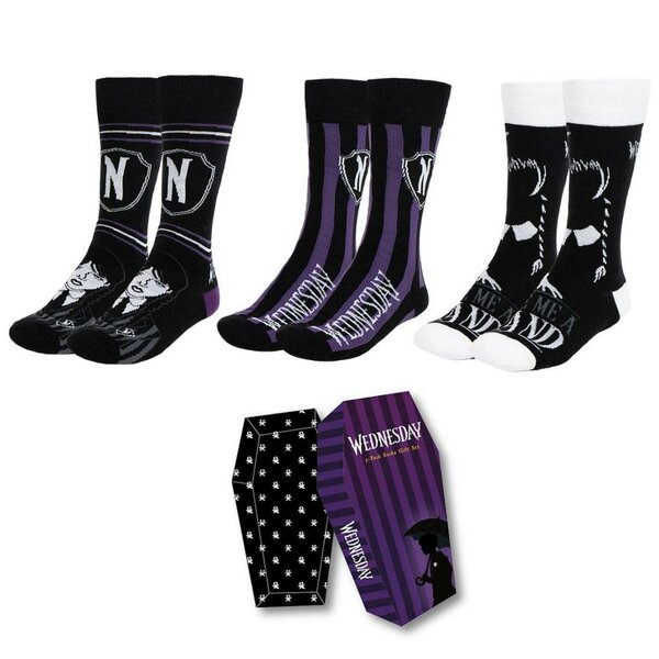 WEDNESDAY - 3 Pairs socks Pack (Taille 36-43)