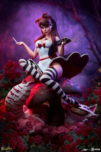 FAIRYTALE FANTASIES - Alice of Game Hearts - Statue &#039;34x27x20cm&#039;