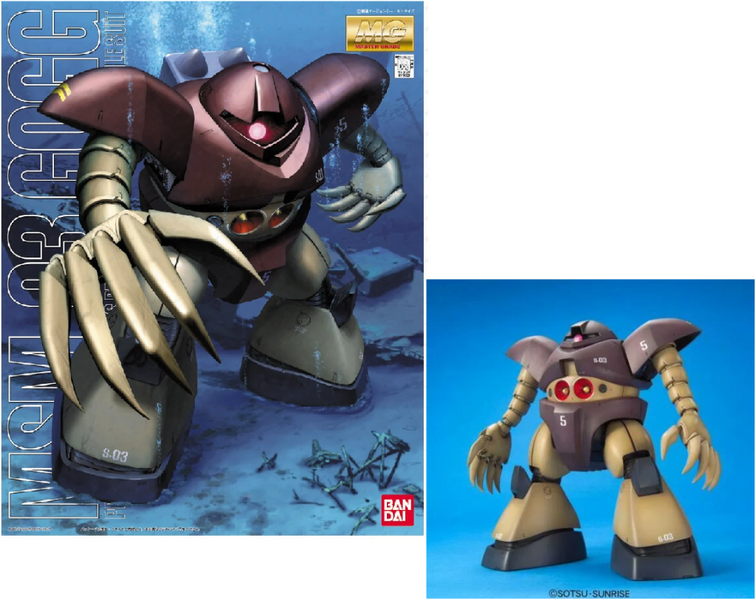 GUNDAM - MG 1/100 MSM-03 Gogg  - Model Kit