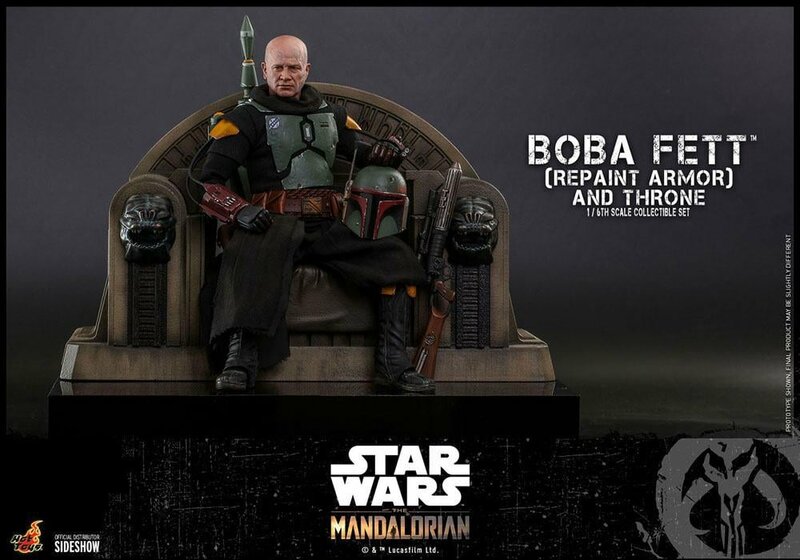 STAR WARS - Boba Fett &amp; Throne - Action Figure Movie Masterpiece 30cm